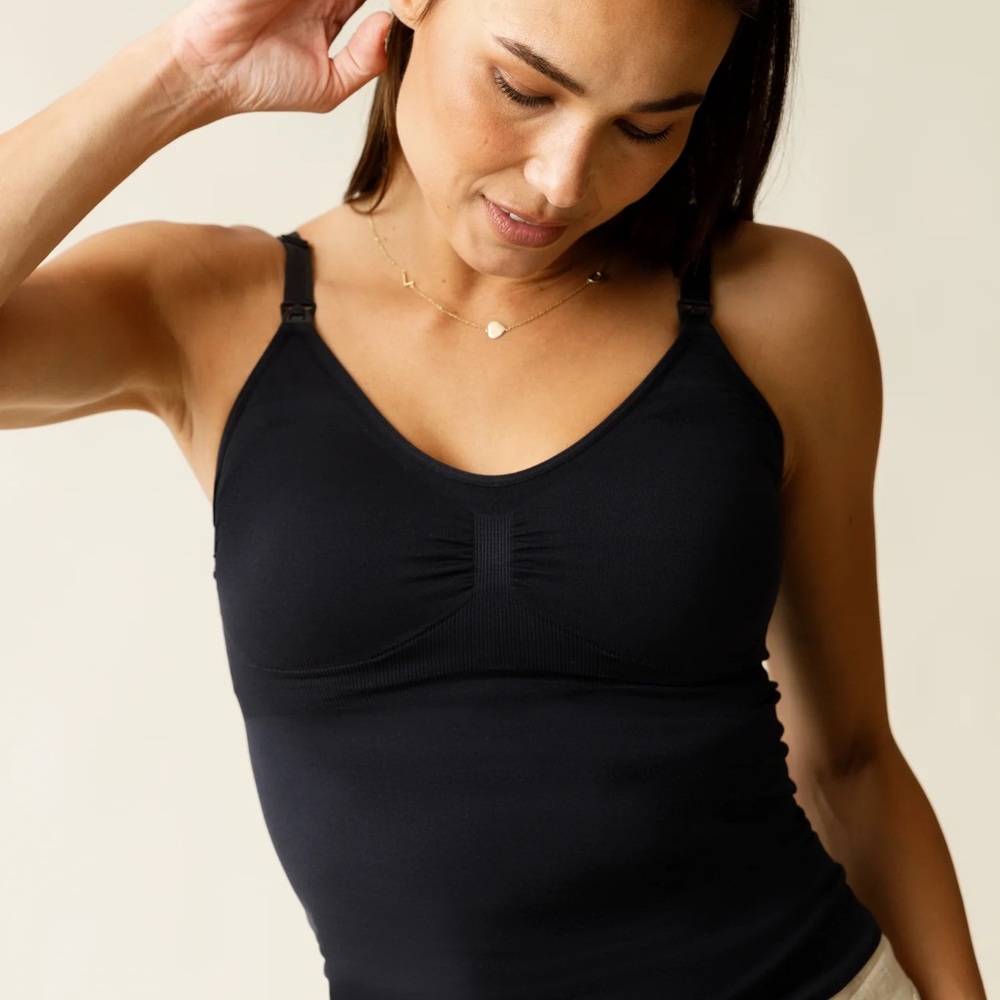Kindred Bravely Black Nursing Bra Tank